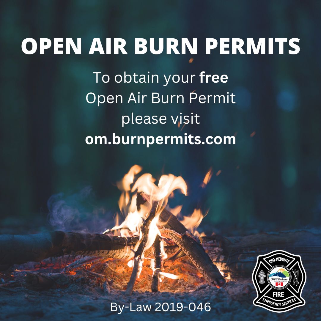 Transient Fire Permit Oro-Medonte Township News – June/July 2024 | North Simcoe life